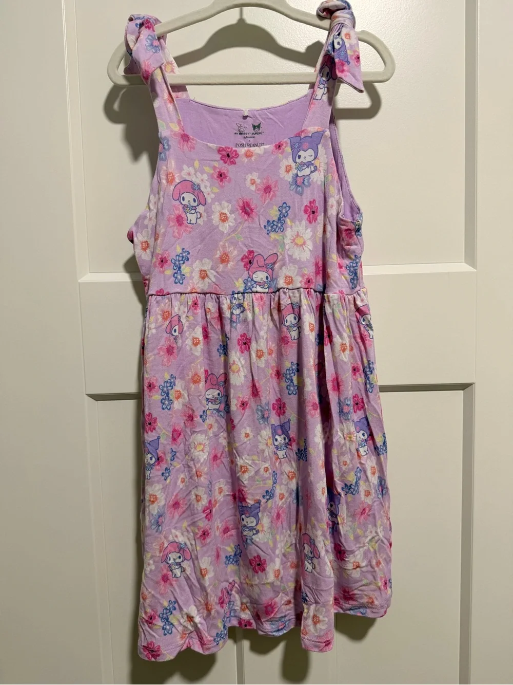 Posh Peanut Kuromi and My Melody Garden Party Babydoll Dress 5/6